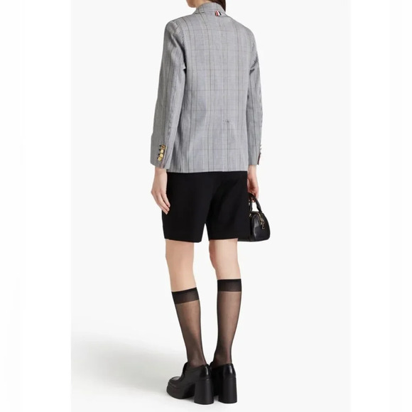THOM BROWNE Prince of wales checked cotton-jacquard - Picture 5 of 15